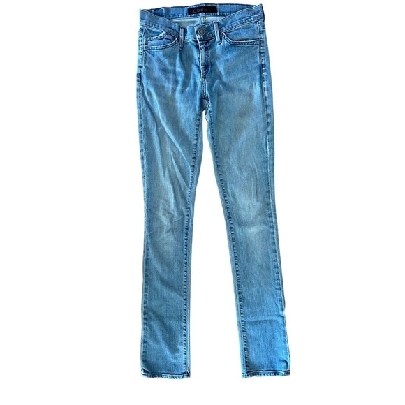 Goldsign Misfit Low Rise Skinny Jeans Size 25 Off Duty Model Quiet Luxury Sleek - Picture 1 of 11
